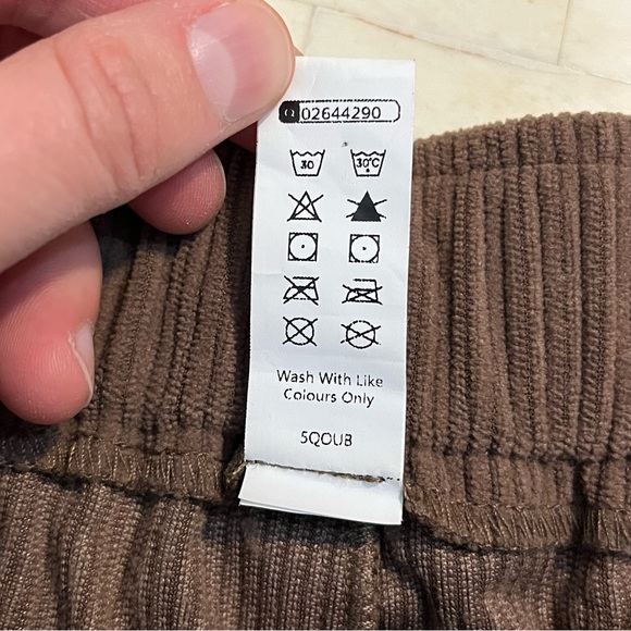 HALARA High Waisted Zipper Pocket Corduroy Casual Pants in Acorn size Large - Picture 5 of 12